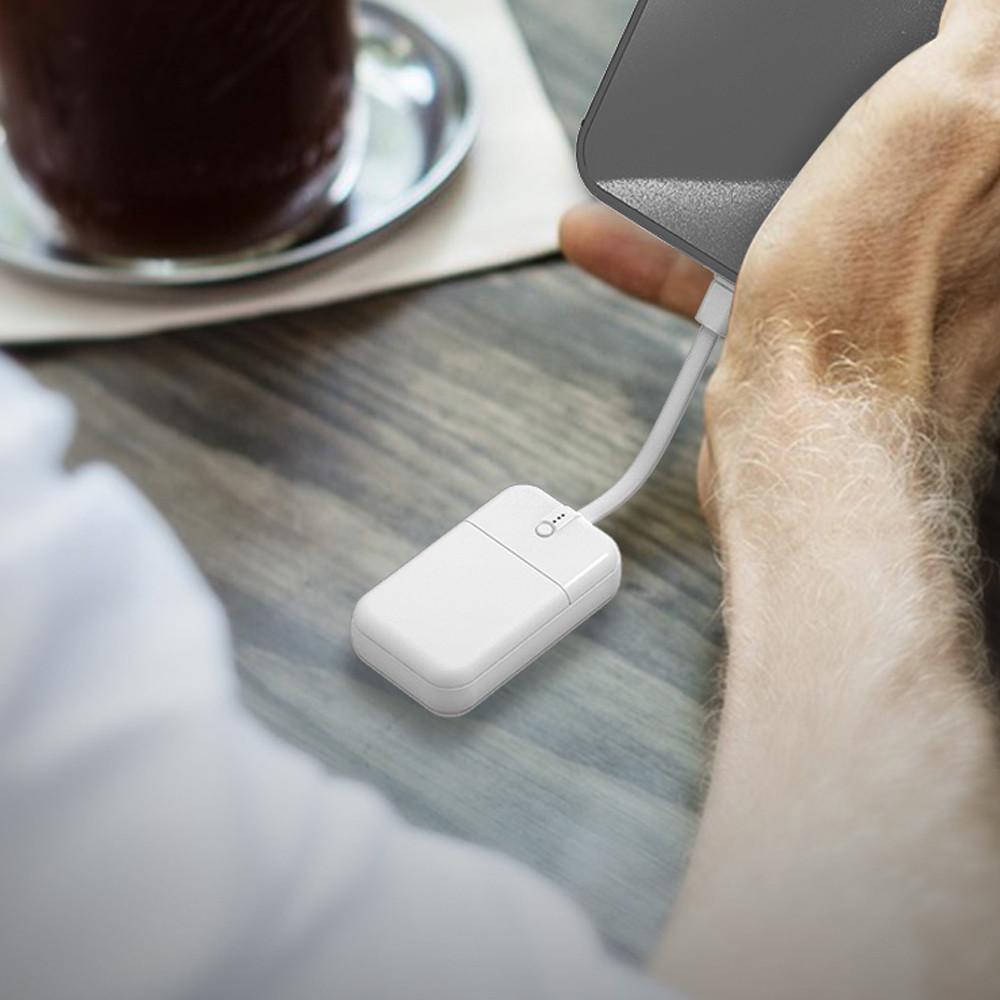 드리온 초미니 휴대용 보조배터리 2000mAh 배터리팩 휴대폰 여행용 초경량