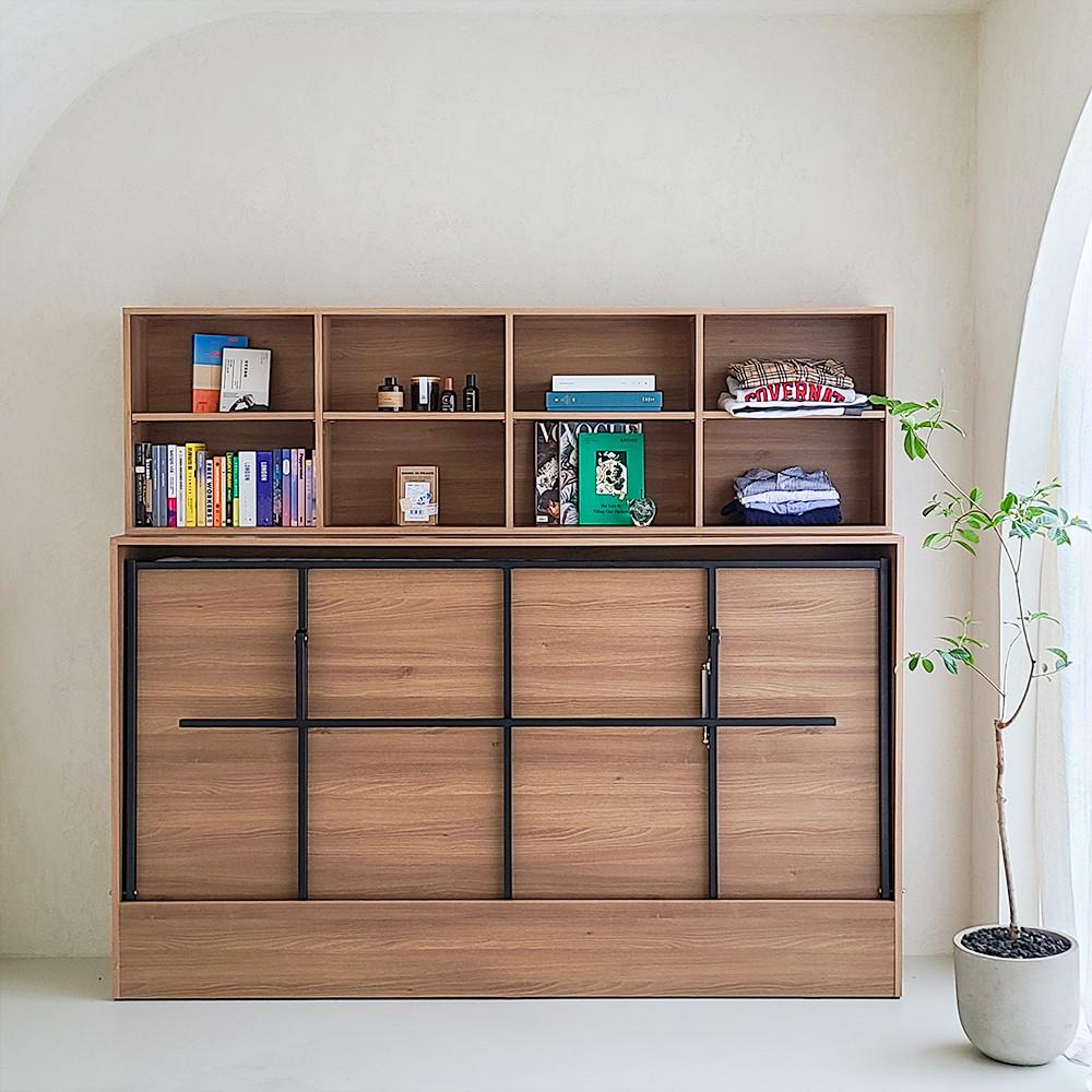 (책장형) 스마트 폴딩베드 월베드 접이식침대 슈퍼싱글침대