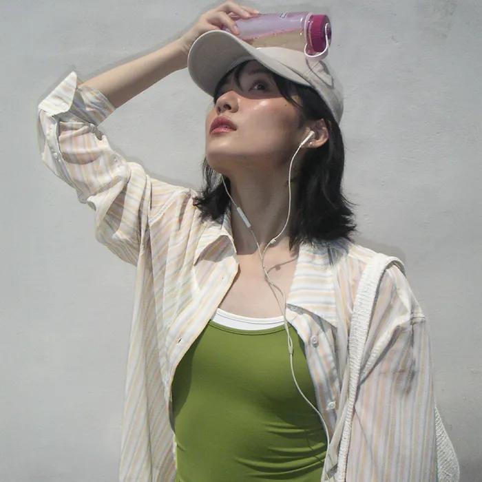 Sheer Striped Shirt [3 COLOR]