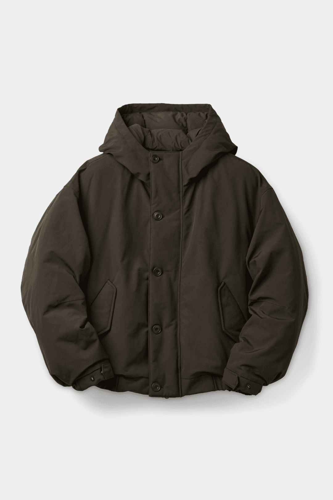 [10/31 RESERVED DELIVERY] 버튼 덕 다운 플라이트 봄버 (올리브그린)