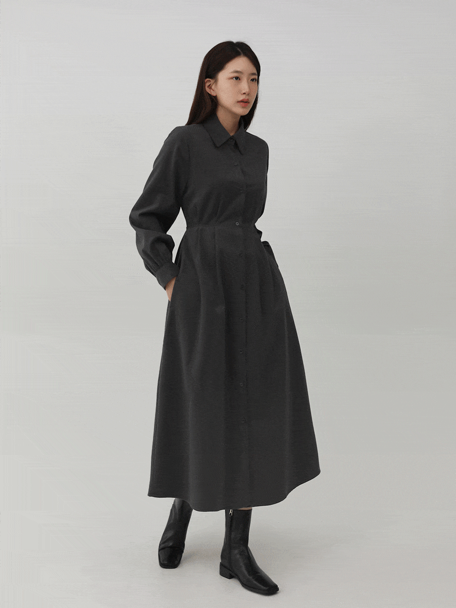 [150/160.ver] LONG DRESS.001 -피치기모/2color