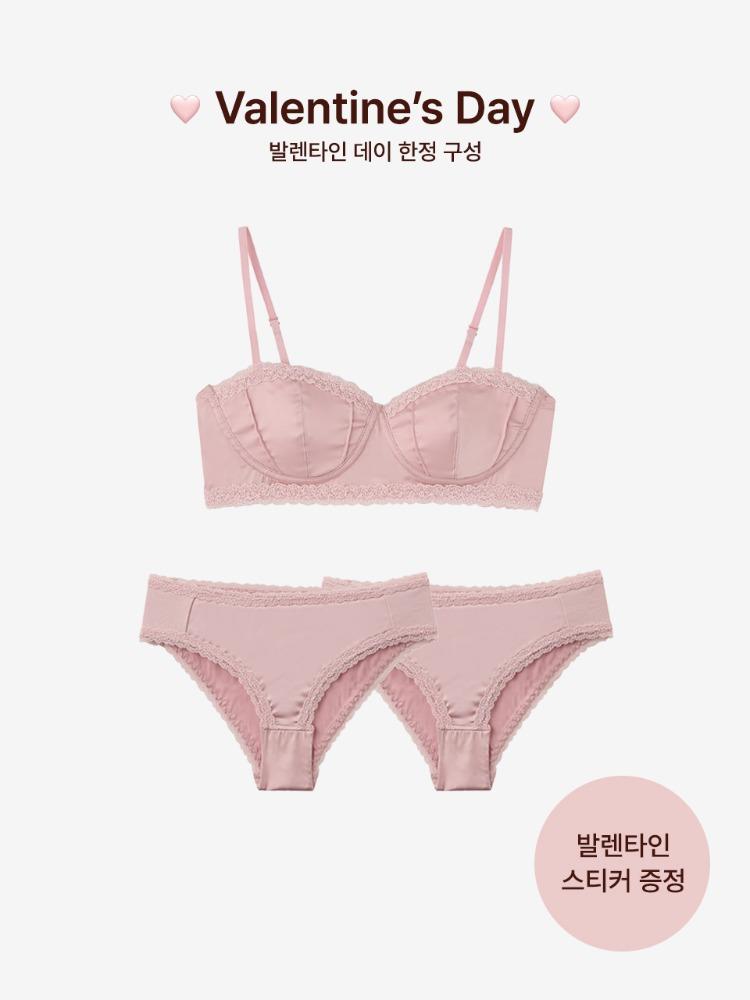 [발렌타인 한정💗] 베일리 브라렛 1 + 팬티 2 SET