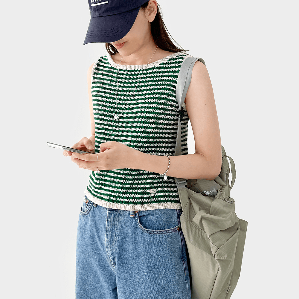코튼 퀸 썸머라인 탑