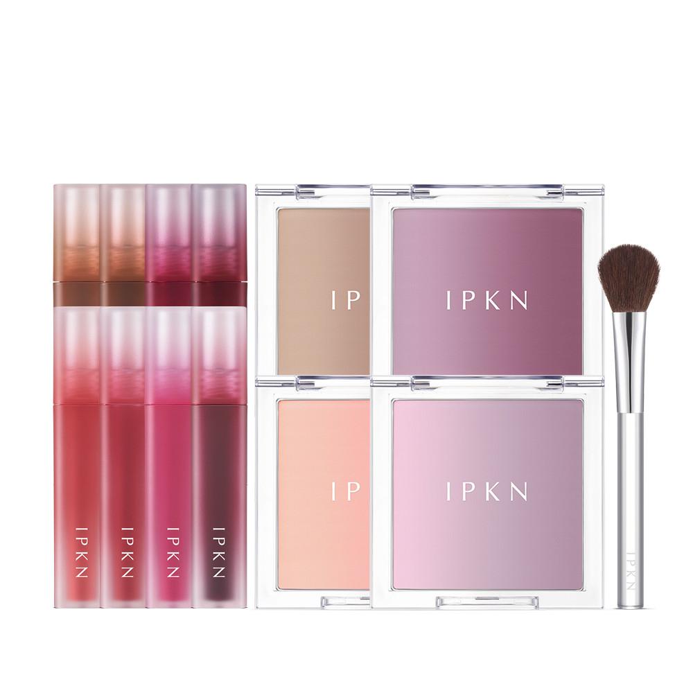 [입큰x먼지나방] 2+1 퍼스널 무드 틴트 8종 2개(교차선택)+블러셔 4종 1개