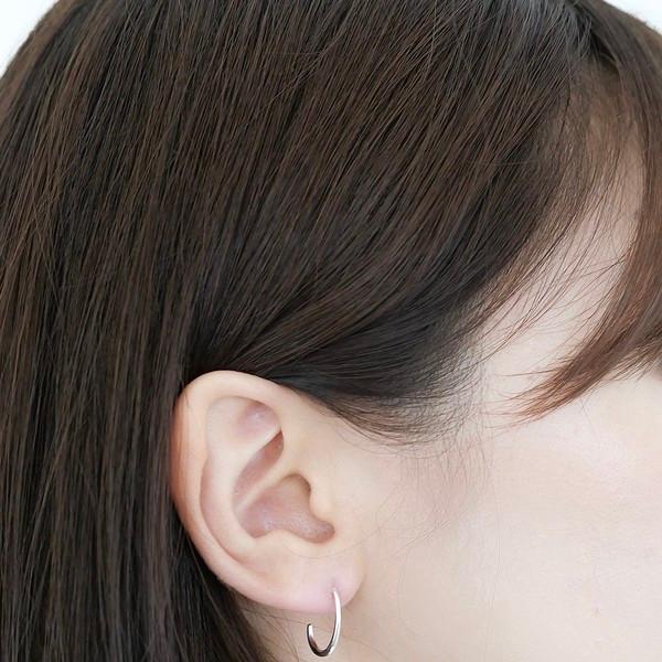 Simple Round Earrings (Silver 925)
