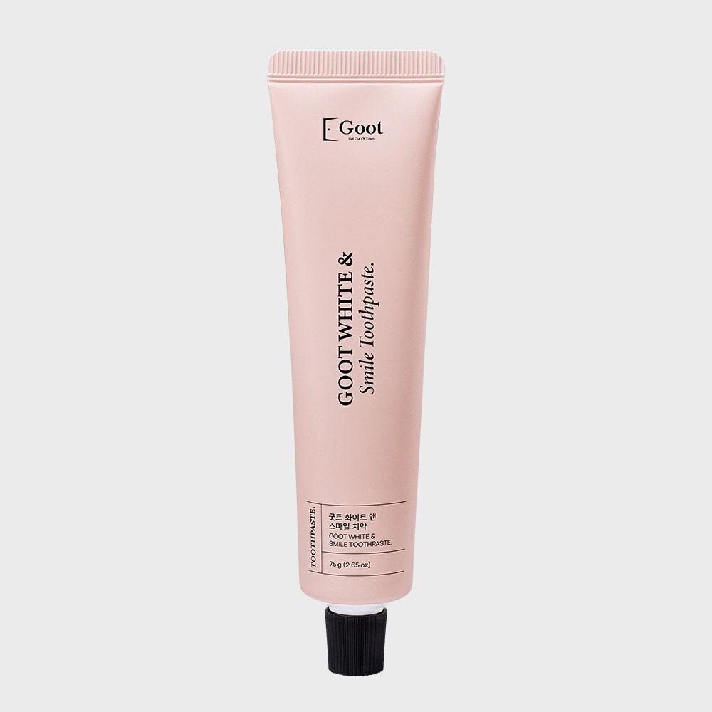 굿트 화이트앤스마일 유산균 미백치약 75g