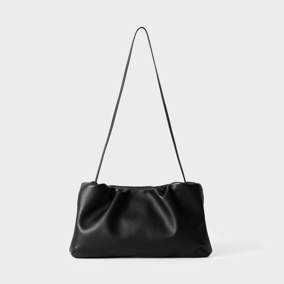 Venny Clutch Shoulder Bag (Black)