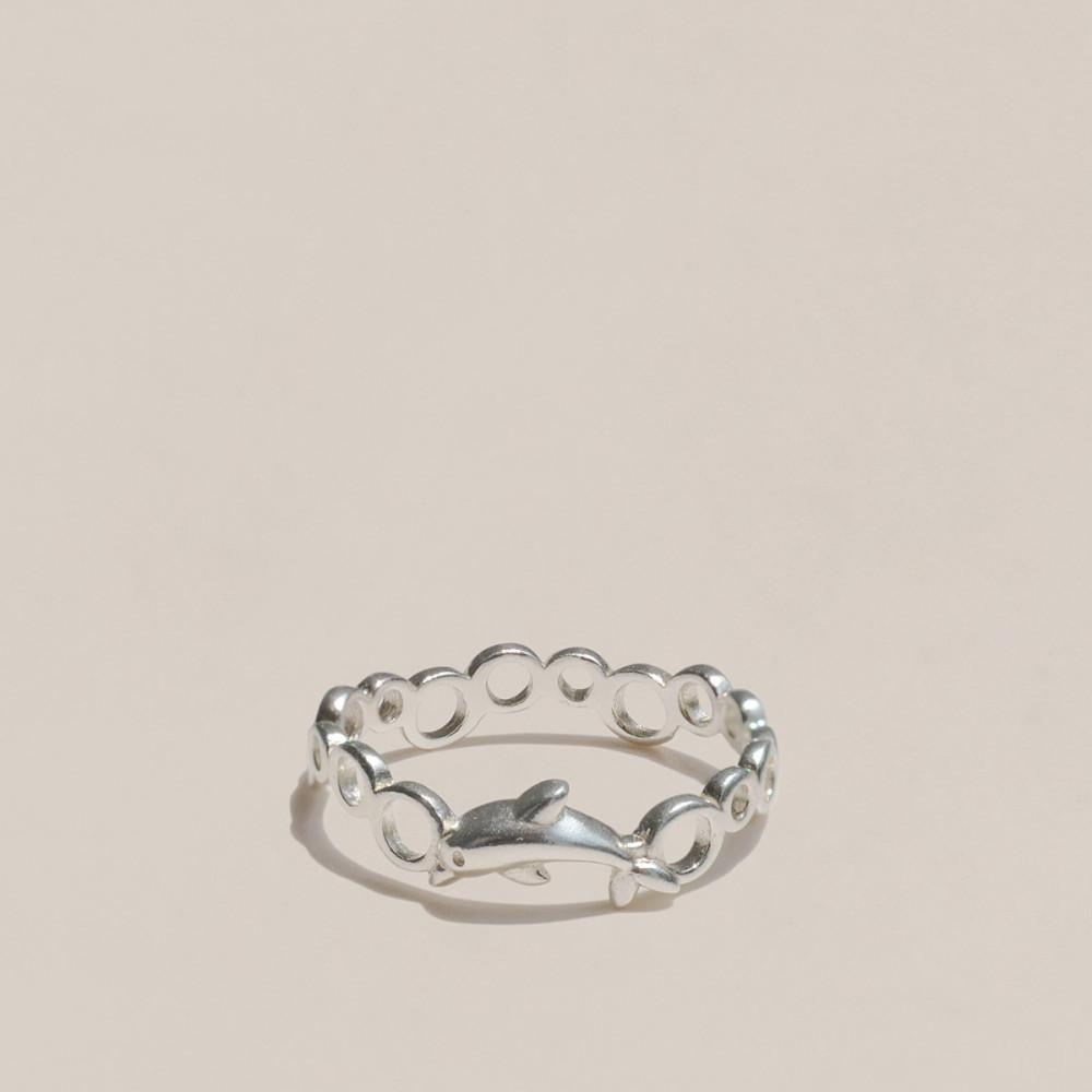 925실버 돌고래 행운 순은 반지 델핀/ Delphin