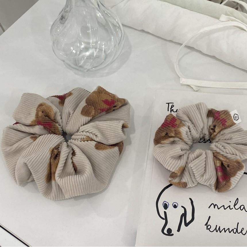 [뭉글상점] 리본곰 곱창밴드 2종