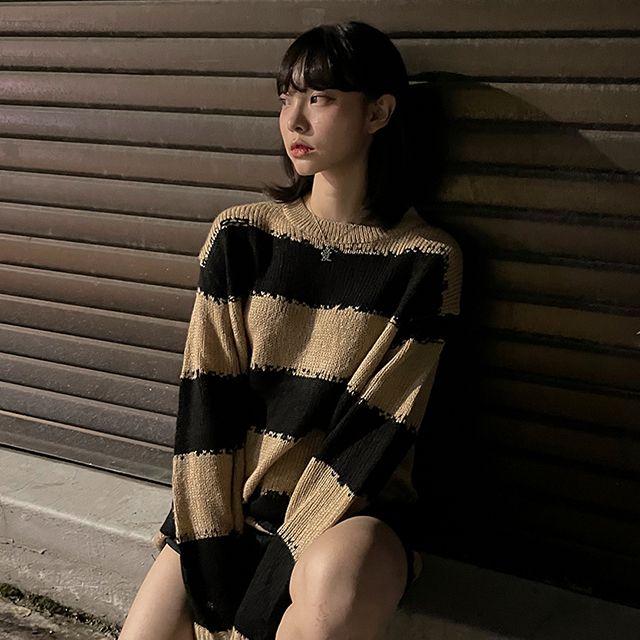Stripe vintage knit
