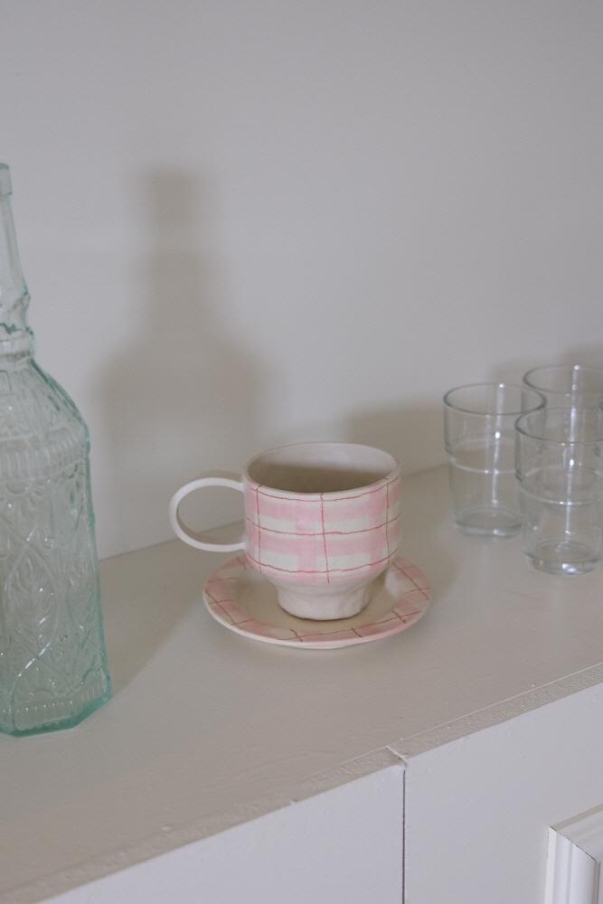 Picnic pink_coffee cup SALE