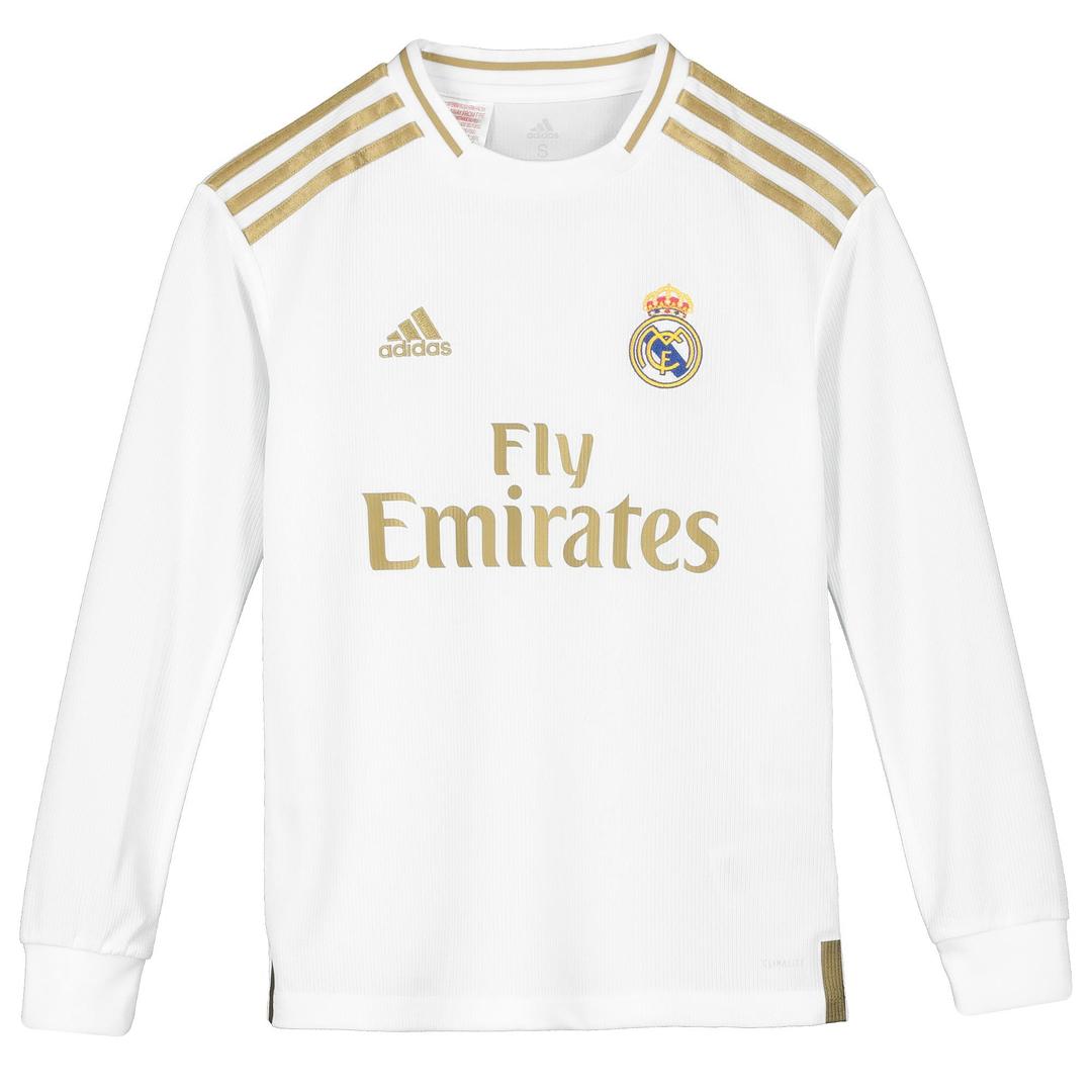 Real Madrid Heimtrikot 2019–20 – Langarm – Kinder