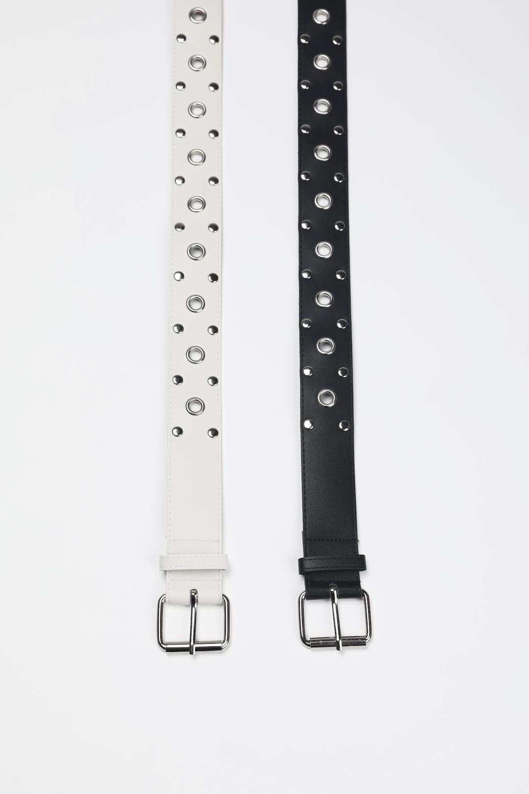 EYELET BELT (BLACK)