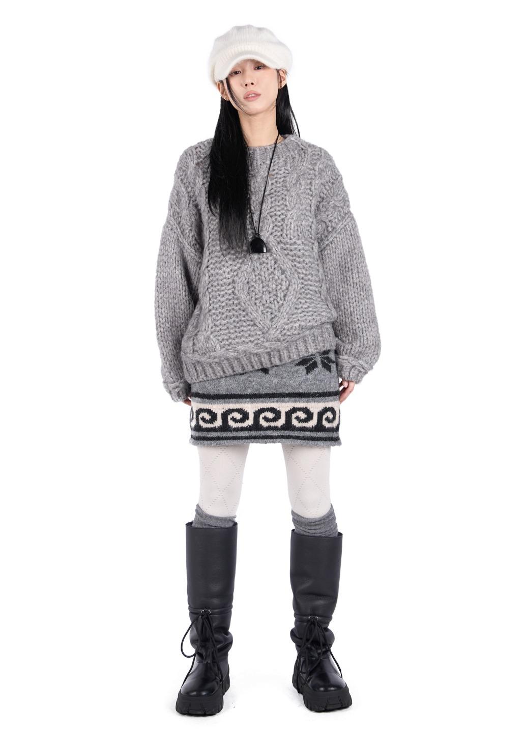 NORDIC KNIT SKIRT
