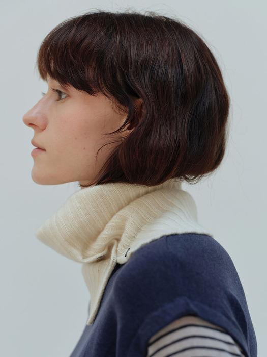 Merino Wool Neck Warmer(Ivory)