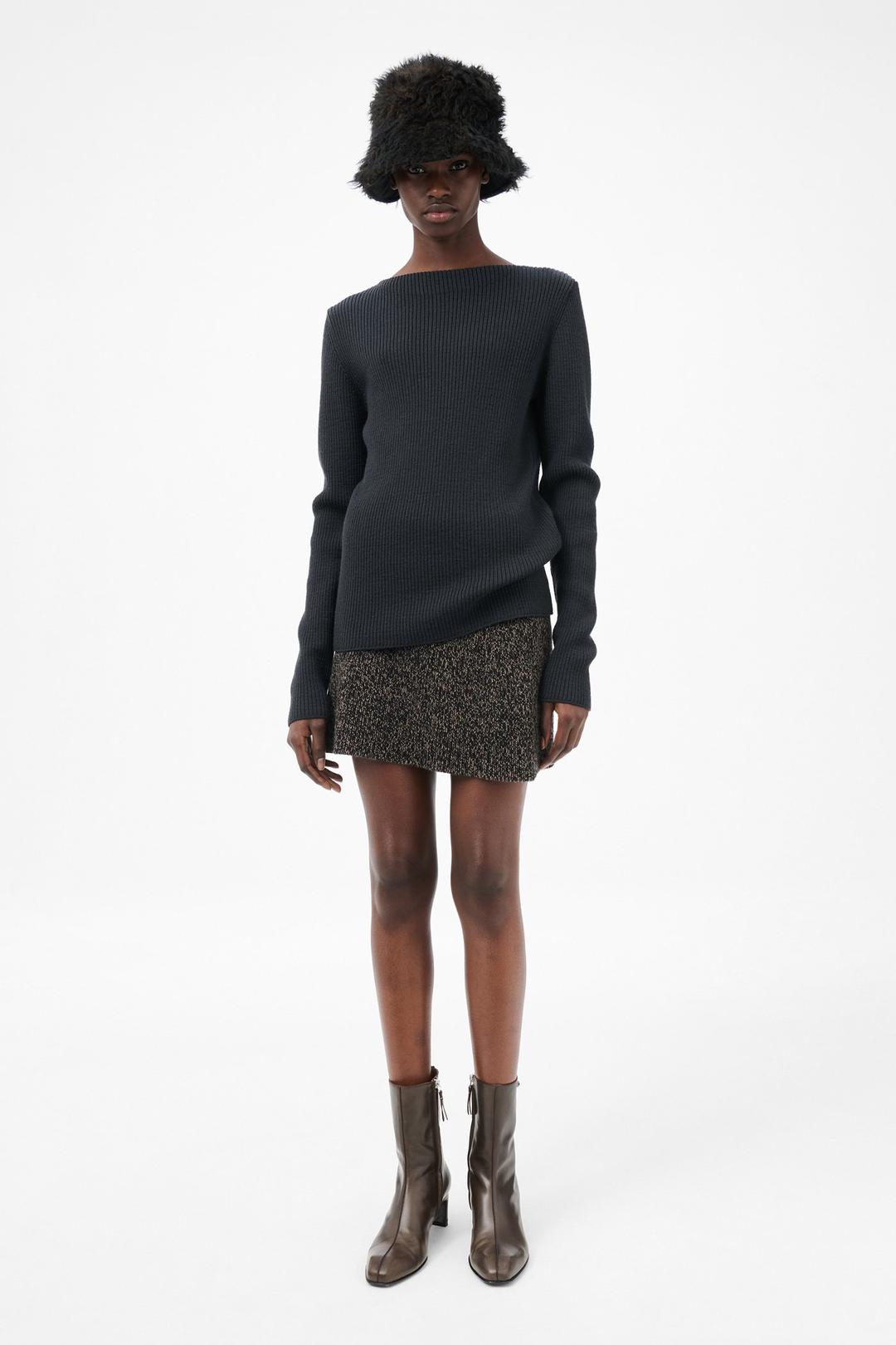 Strict Knit Off Black Rustic Merino