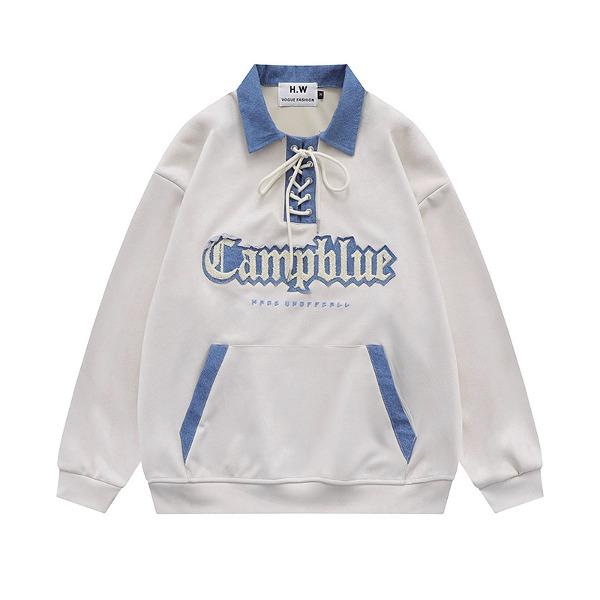 (당일발송/특가) 가바바 남녀공용 운동복으로도 입기 좋은 스포츠 오버핏 카라 긴팔 티셔츠 G77541 (빅사이즈 S~XL)