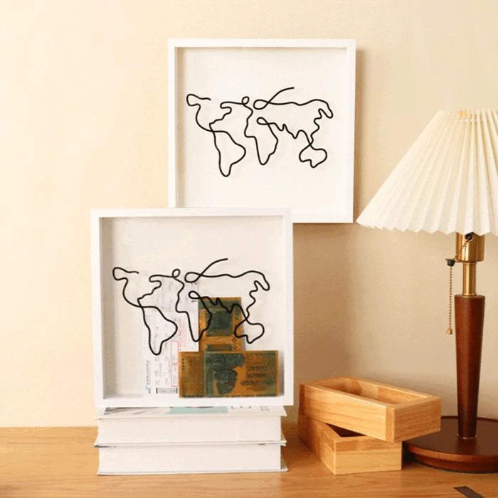 여행 티겟 모음 추억 액자