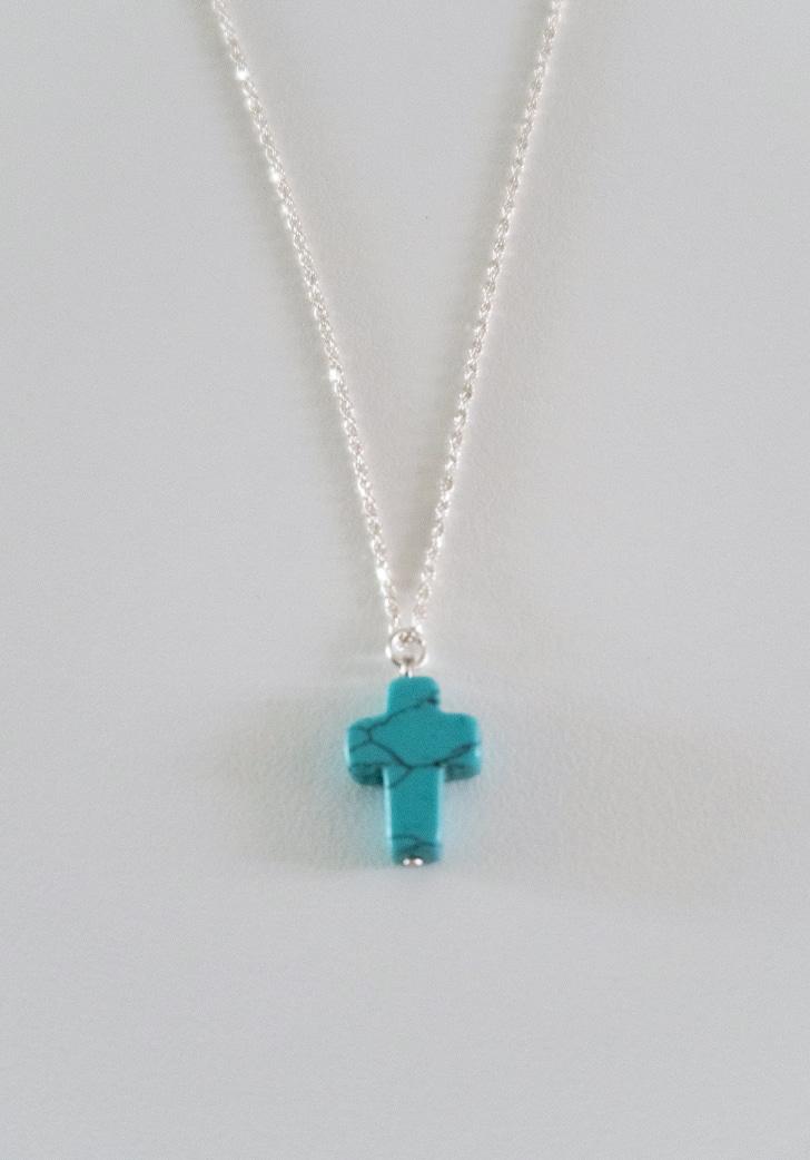 Heart Rhythm Sea Cross Necklace