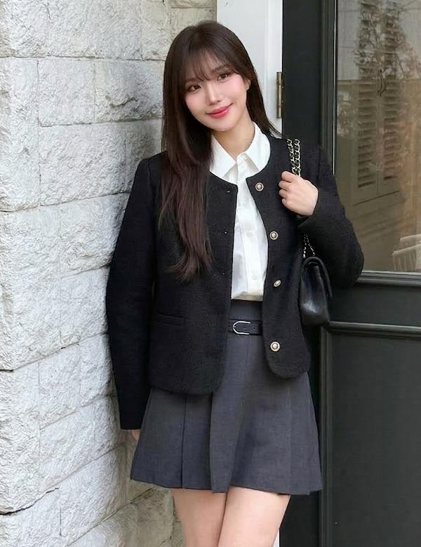 [뉴미PICK]올데이자켓 칼라리스 트위드 자켓_RMJKG23S99