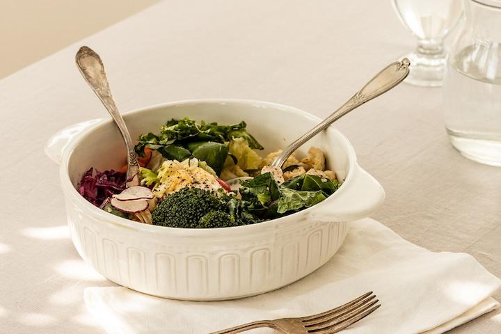 [리퍼] 스테이블 손잡이 원형 그라탕기 (2color)