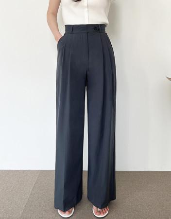 이런 상품 어때요? [여름버전추가3기장] 로그 비조 벨트 투핀턱 롱 와이드 슬랙스 (4color)