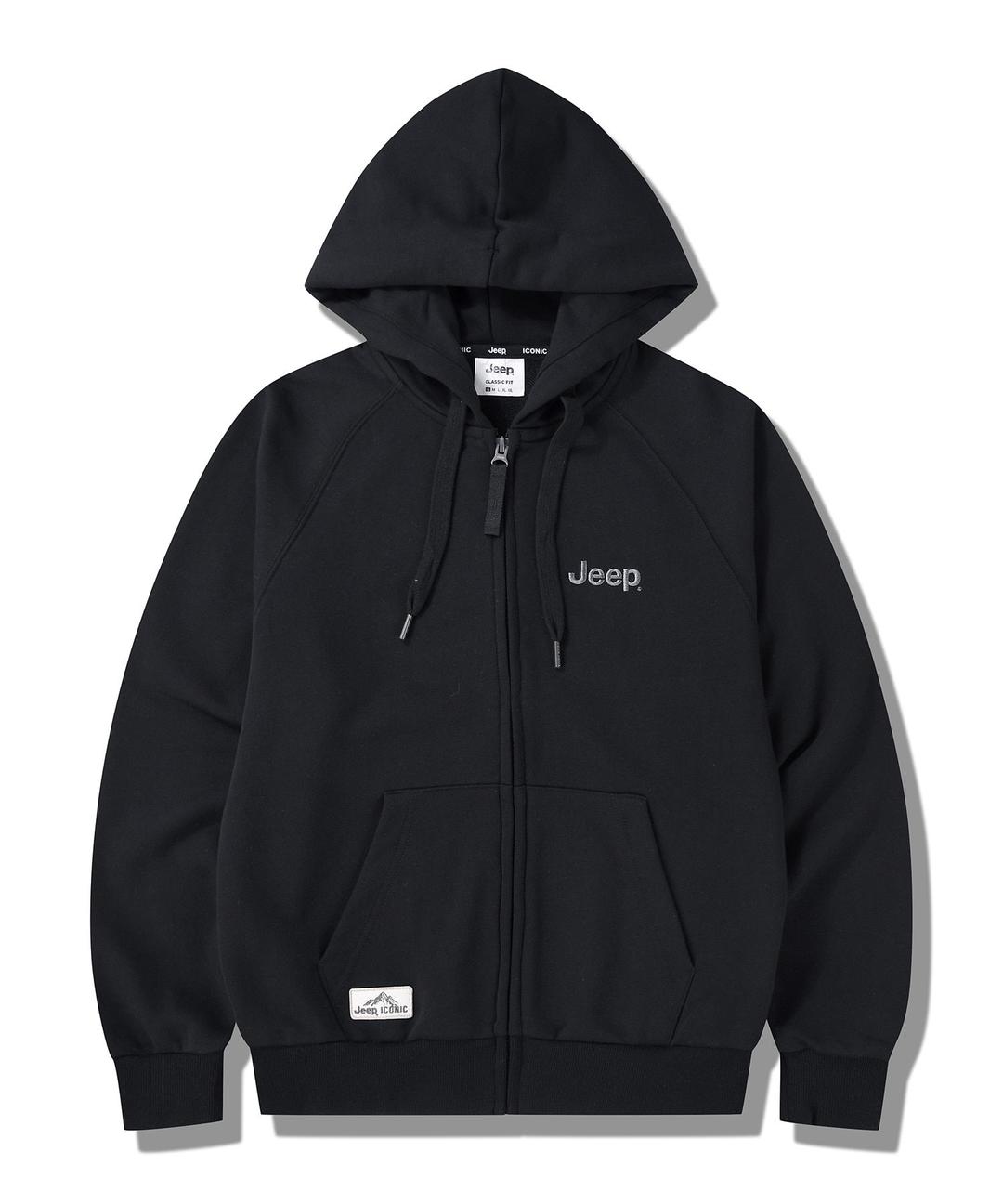 남여공용 클래식핏 작은JEEP 후드집업 (JP3TZU002)