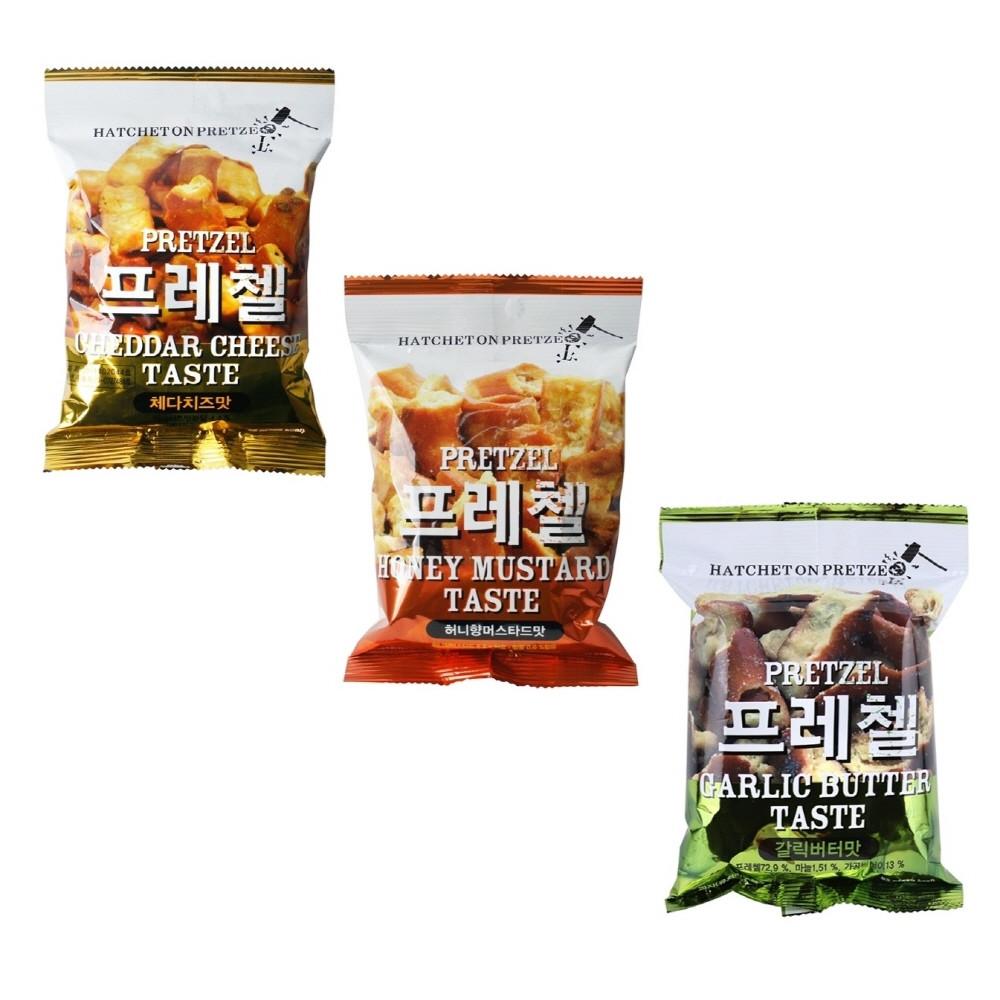 프레첼 허니머스타드 갈릭버터 체다치즈 위너스