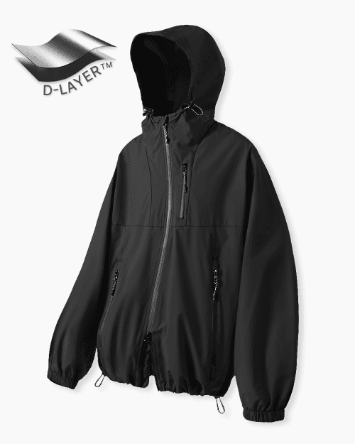 (VLAD) D-Layer™더블레이어 윈드브레이커 자켓_블랙