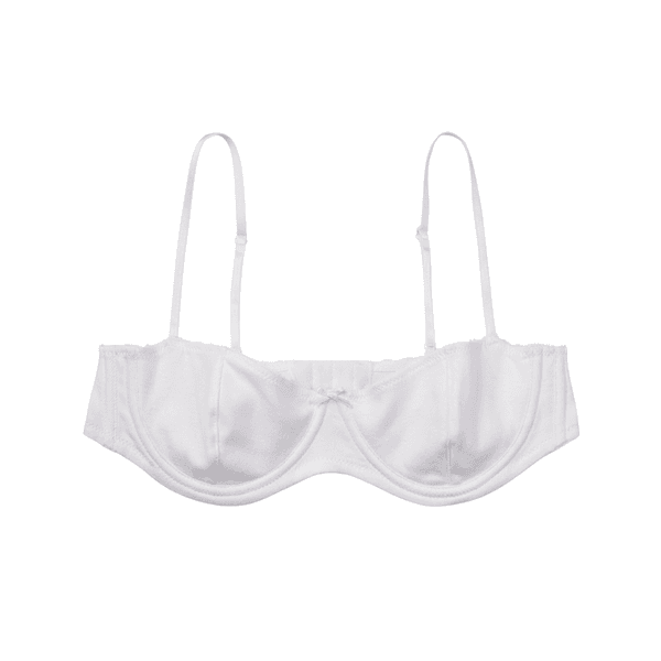 Demi Cup Bra (White)