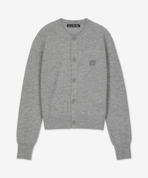 울 크루넥 가디건 - 라이트 그레이 / A60280X92