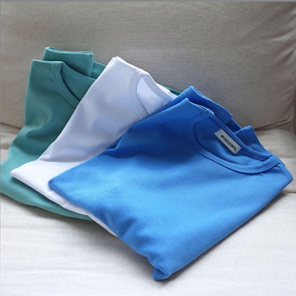 Plain half-sleeve T-shirt (3Colours)  up-to 10% off!