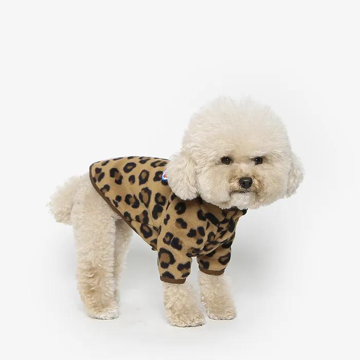 투스투스 레오파드 강아지 후리스