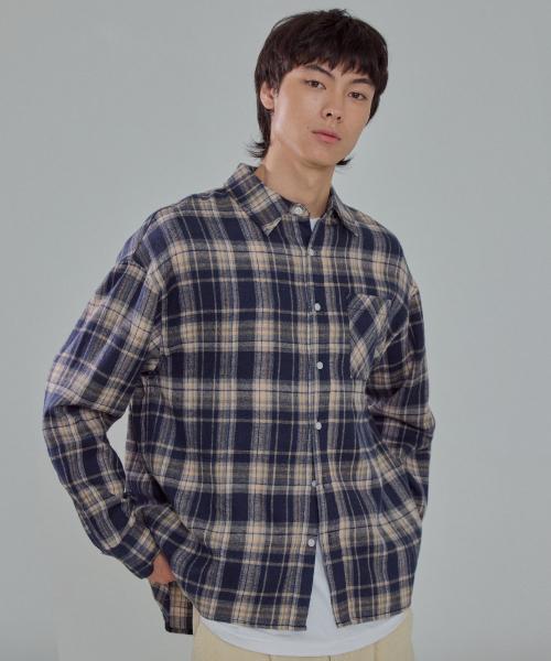 심볼 포켓 체크셔츠 3 COLOR