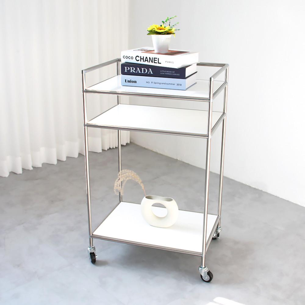 리코 모듈 트롤리 이동식 수납 선반 테이블 무빙 카트