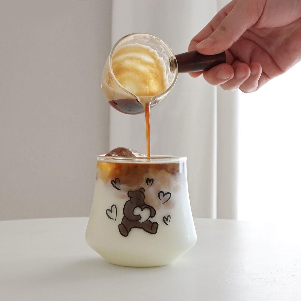 러브베어 내열 유리컵
