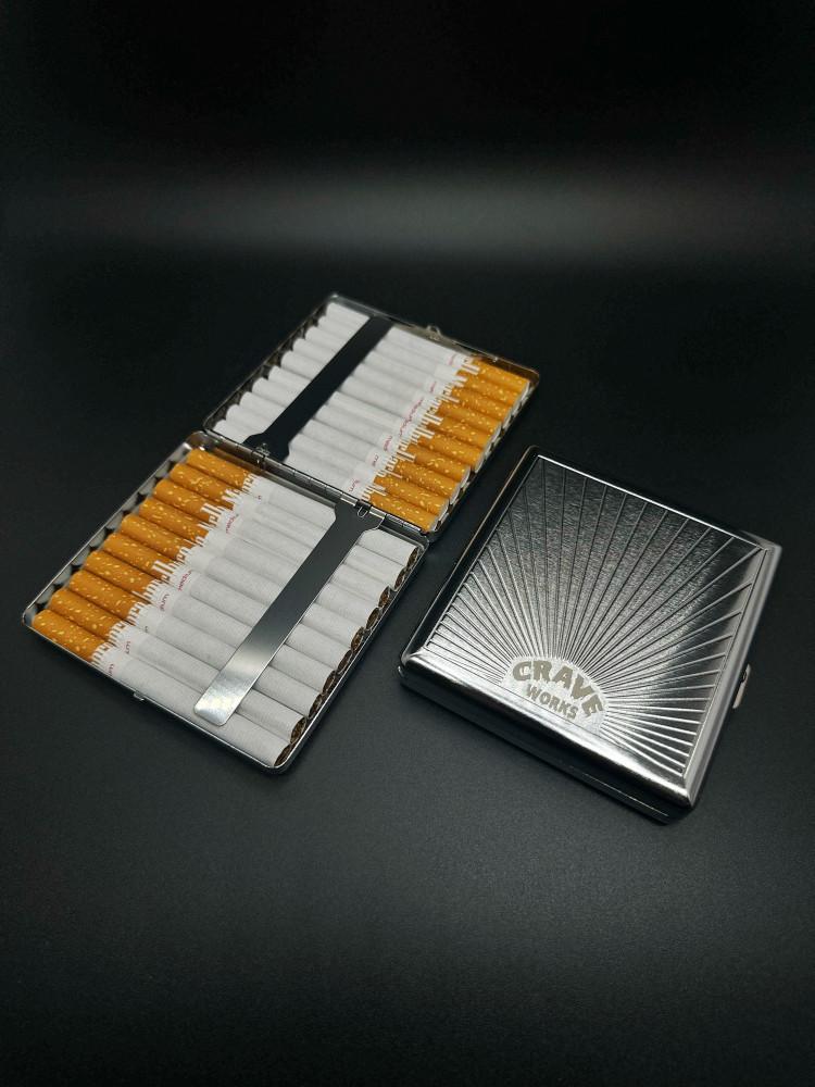 크레이브웍스 OG Logo 로고 슬림 메탈 심플 담배케이스