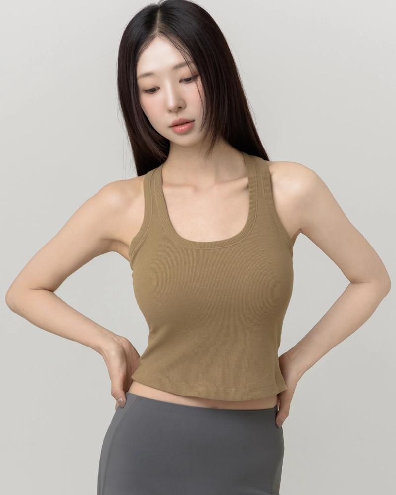 Ritzyseoul - [순차배송] 스포츠 캡내장 액티브 슬리브리스