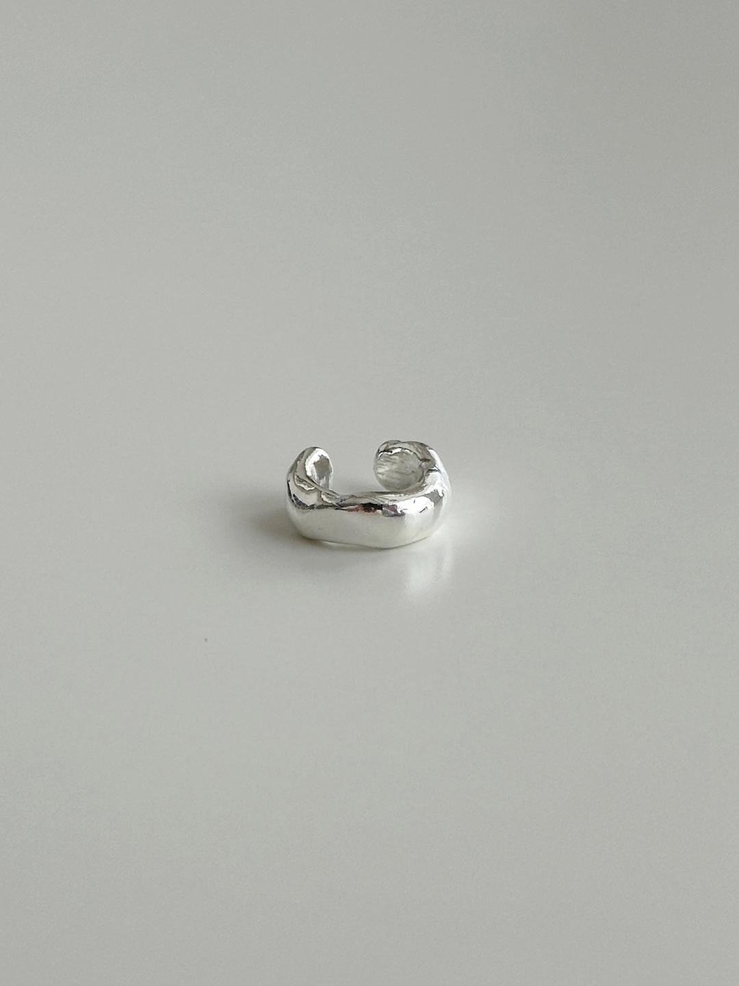 MELTING WAVE&FLAT EARCUFF