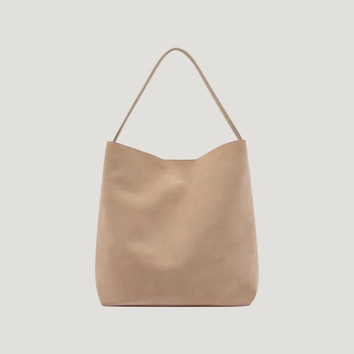 [5th Pre-order] Capri Suede Shoulder Bag_Beige