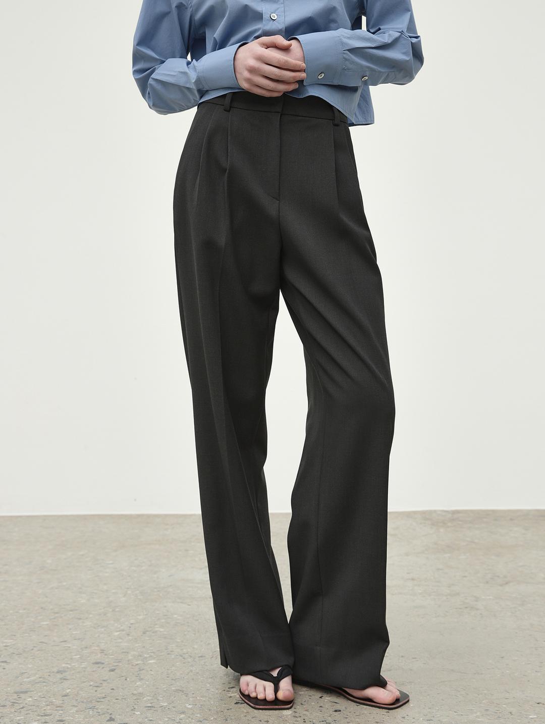 Four Seasons Slacks (Deep Charcoal)_반품률0%