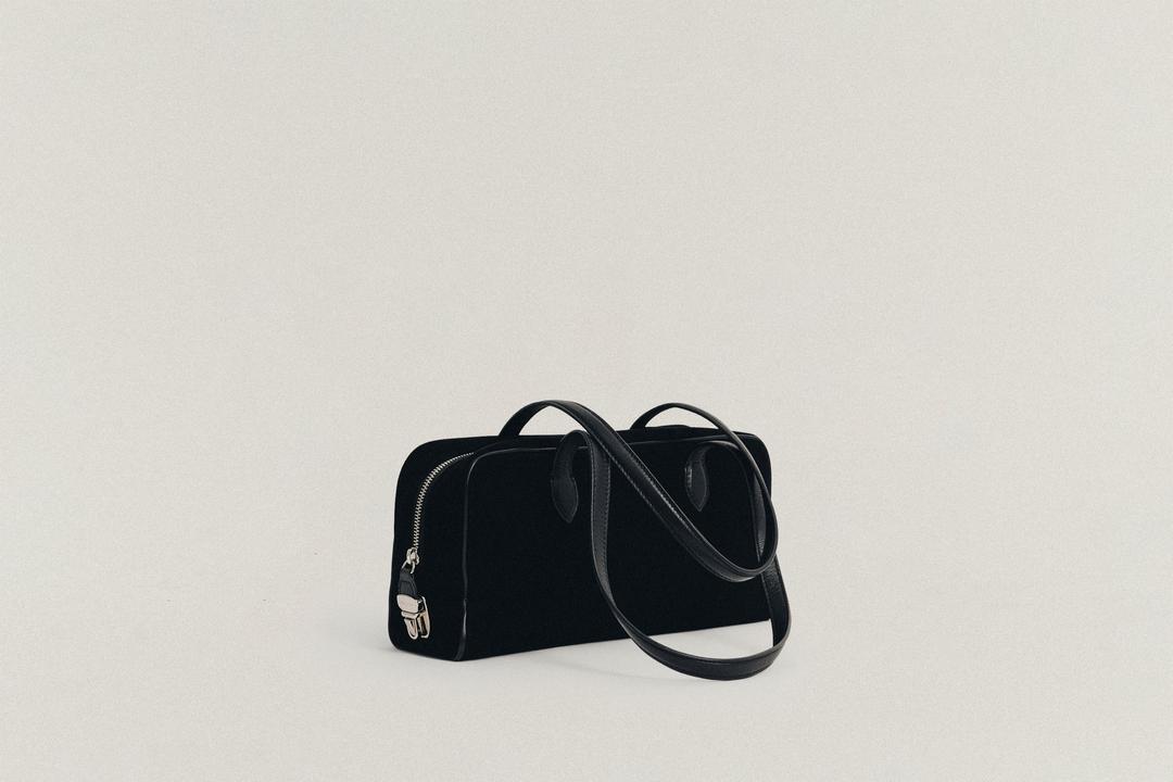 SAC LOQUET SMALL SUEDE BLACK