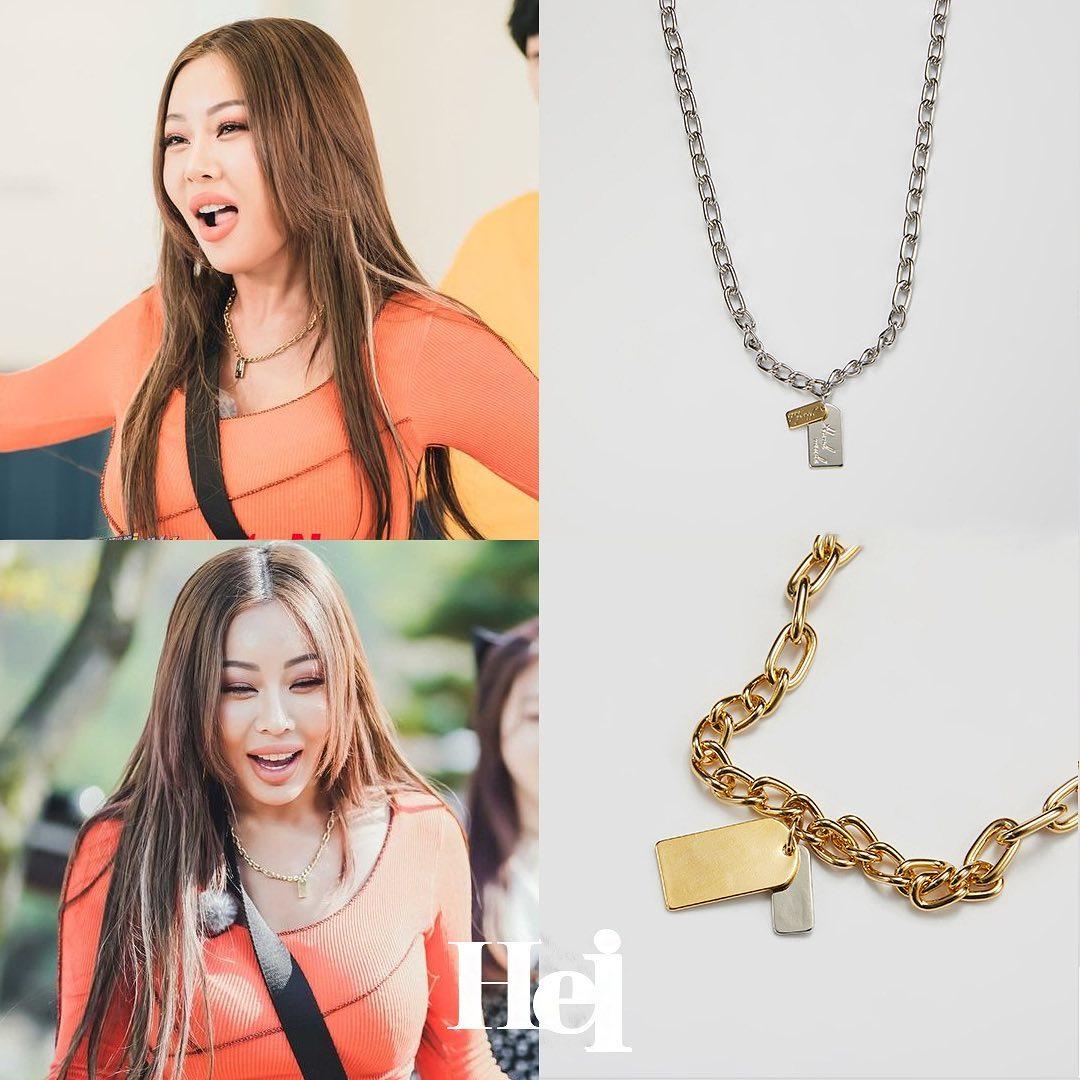 label combi pendant necklace