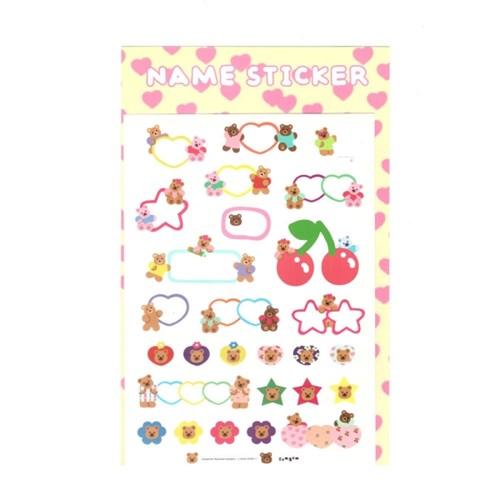 [텐텐단독] 곰 네임 스티커 NAME STICKER (A5)