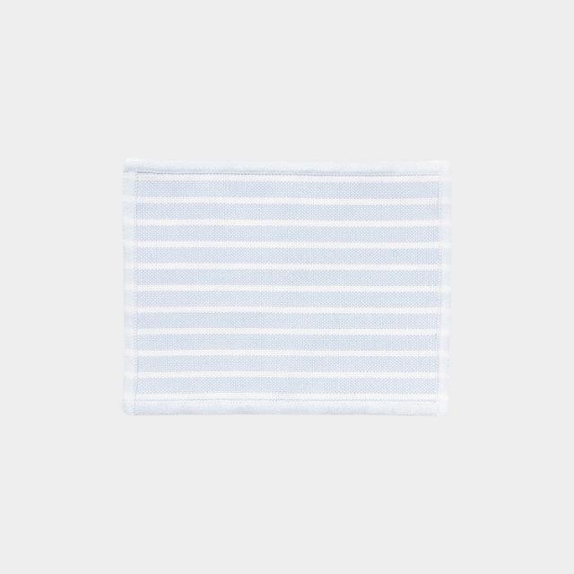 Tea Coaster, Baby Blue Stripe