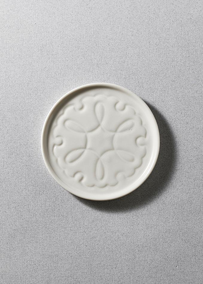 도자기 코스터 _ Snowflake