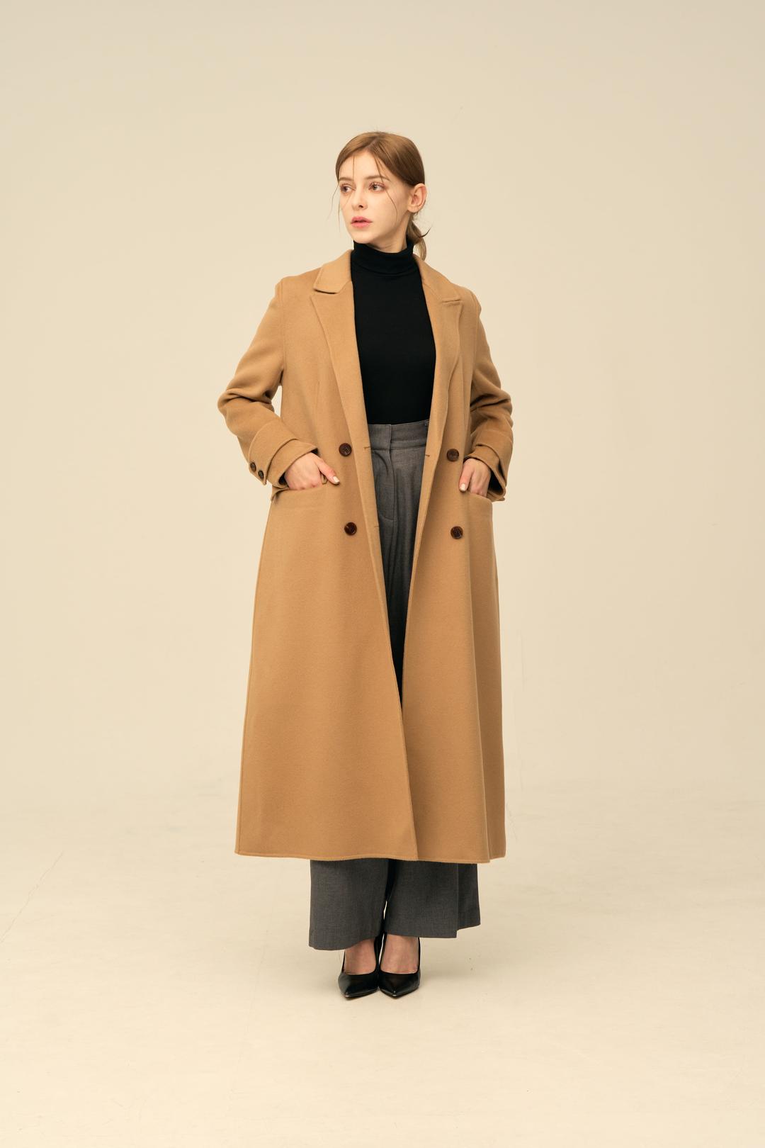 HANDMADE CASHMERE COAT CAMLE