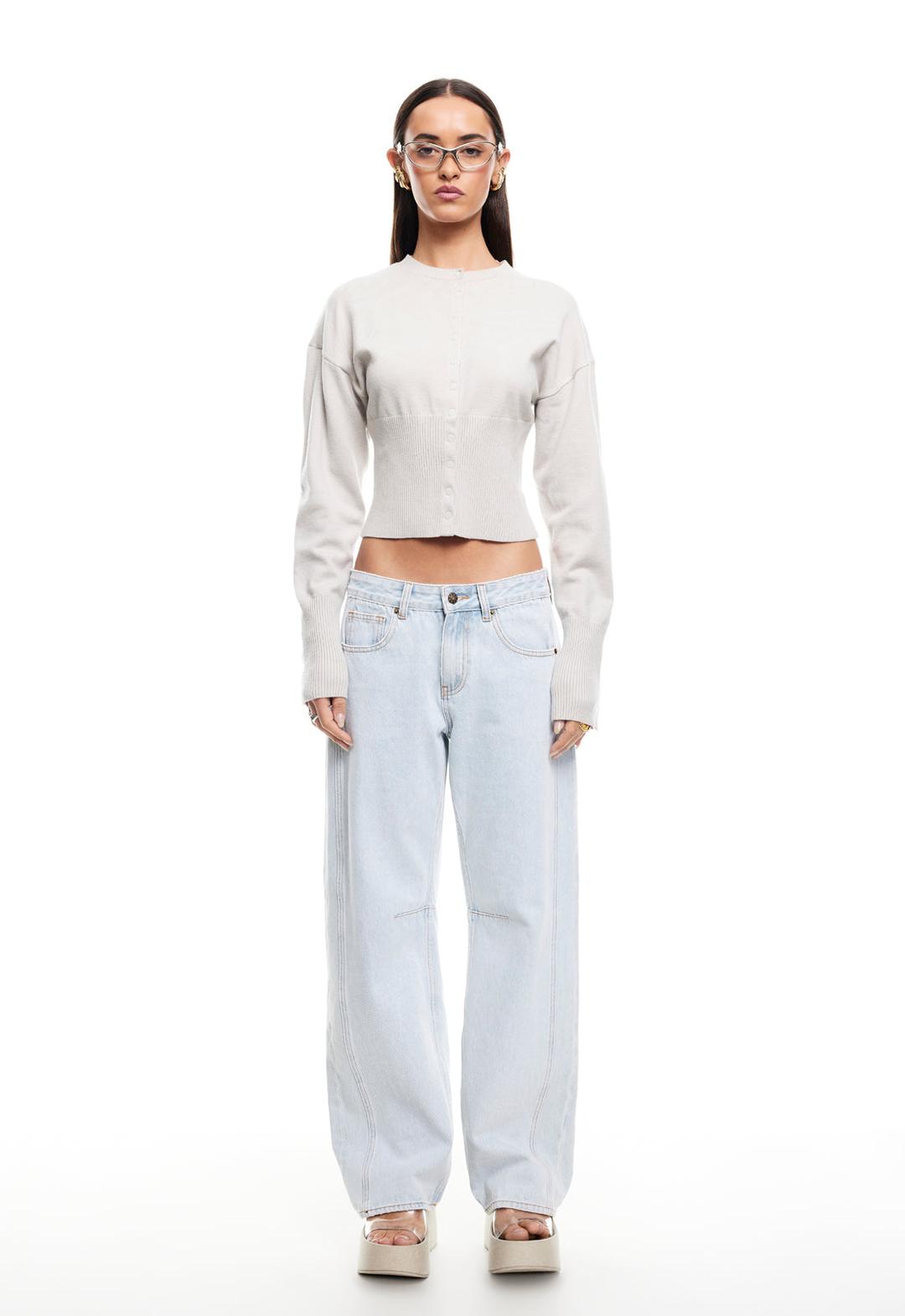 HEAD IN THE CLOUDS CARDIGAN - CLOUD - XXS / CLOUD