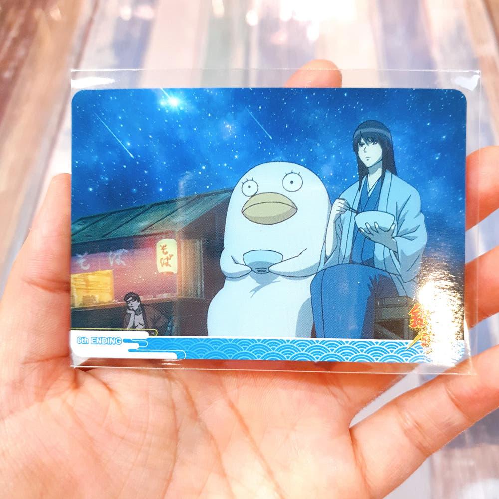 반다이 은혼 긴타마 카드콜렉션 시리즈  엔딩 카드 캐릭터 일러스트 굿즈 엘리자베스 카츠라 타에 외 확정 단품