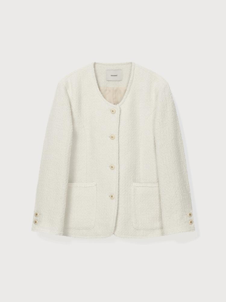 LEA TWEED JACKET - IVROY